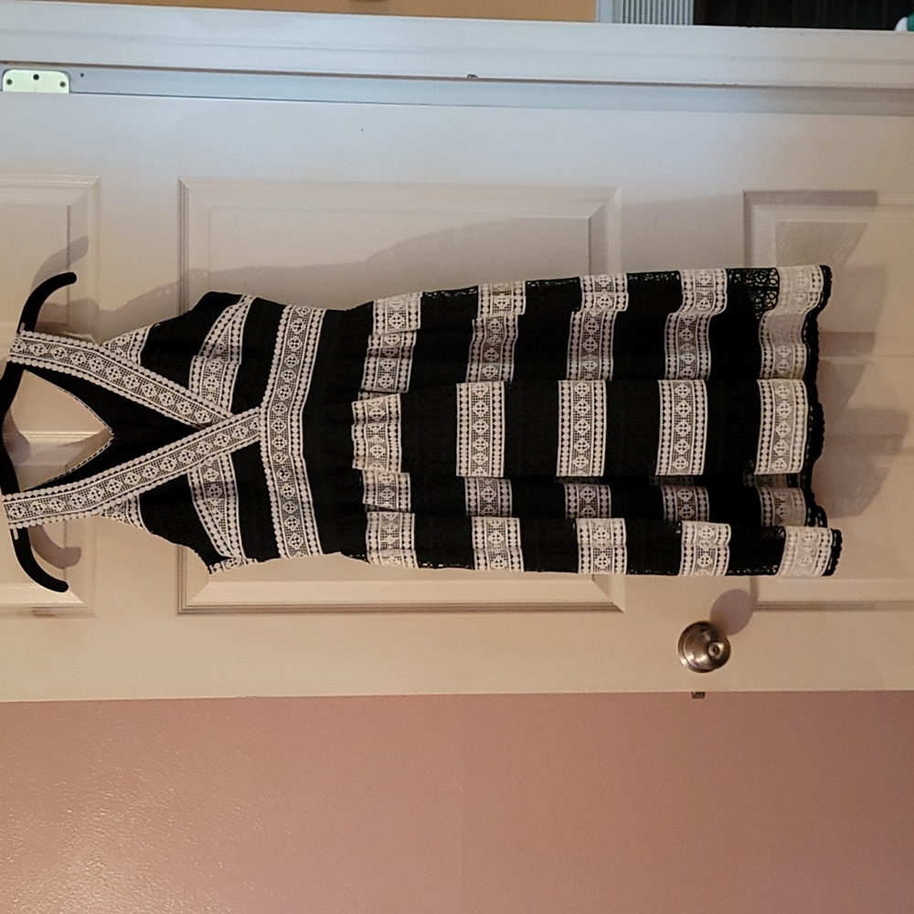 Kate Spade Crochet Black White Dress Size 6 org. $398.00